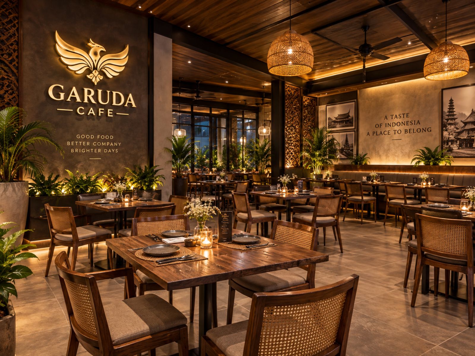 GARUDA CAFE dining area