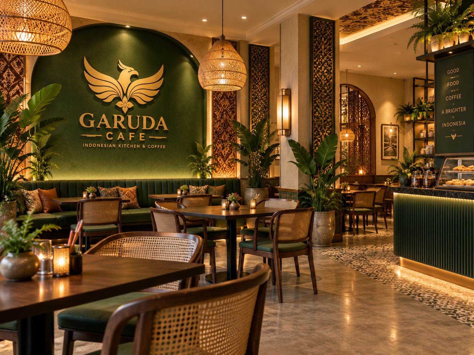 Interior GARUDA CAFE